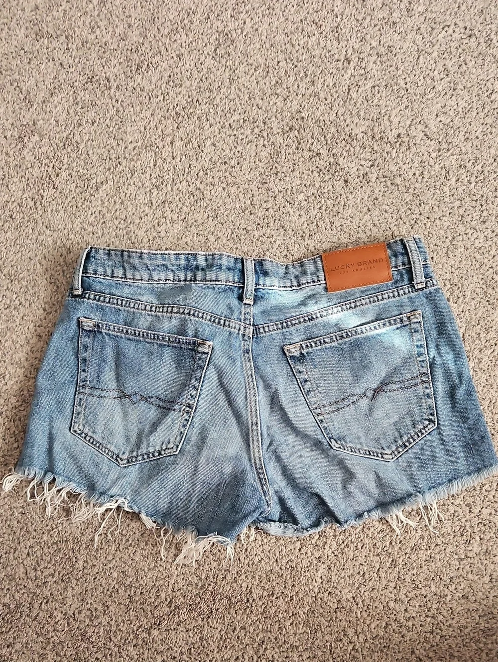 Lucky brand mini denim shorts